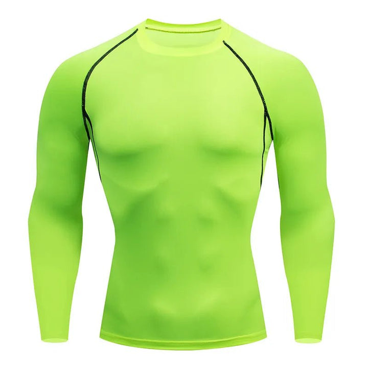 Men Workout Long Sleeve T- shirt Spring Autumn Gym Running Sport Men's T-shirts Fitness Sportswear Outdoor Tops For Men Clothes - Too-Eazy