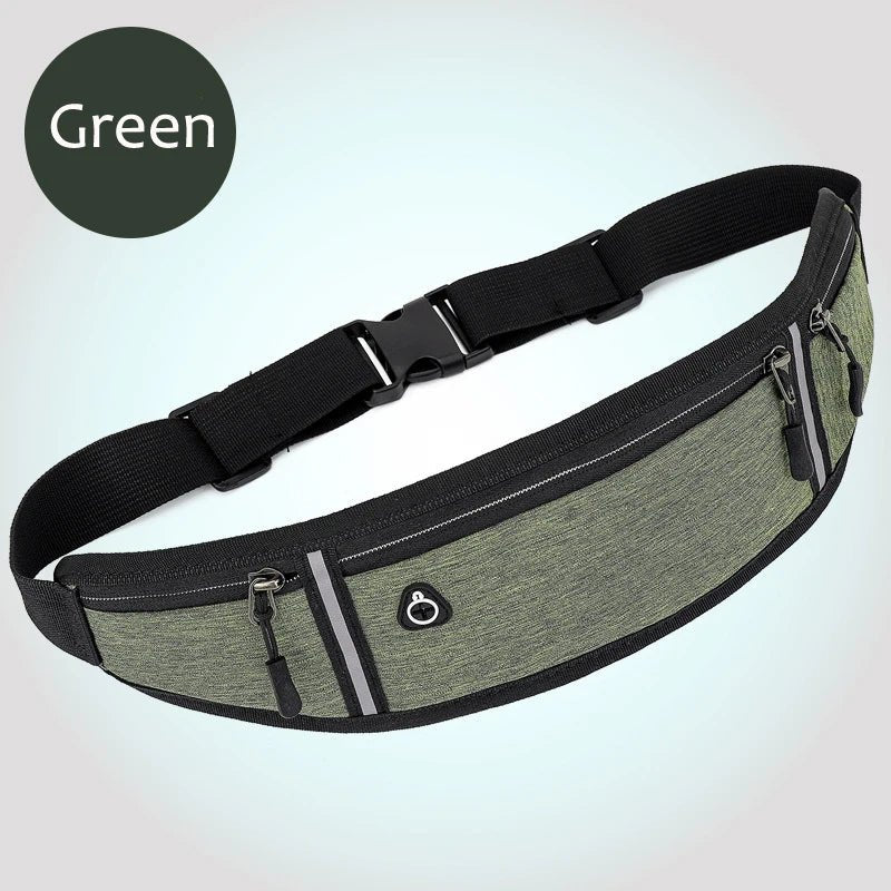 Professional Running Waist Bag Sports Belt Pouch Mobile Phone Case Men Women Hidden Pouch Gym SportsBags Running Belt Waist Pack - Too-Eazy