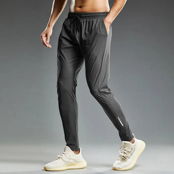 Summer Elastic Men Running Sport Pants Jogging Sweatpants Casual Outdoor Training Gym Fitness Trousers - Too-Eazy