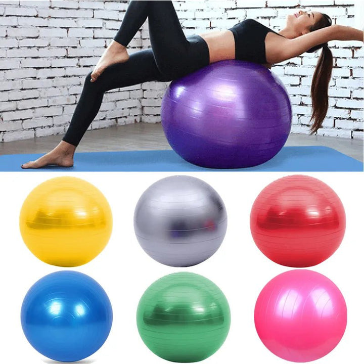 45/25cm Yoga Ball Exercise Gymnastic Fitness Pilates Ball Balance Exercise Gym Fitness Yoga Core Ball Indoor Training Yoga Ball - Too-Eazy