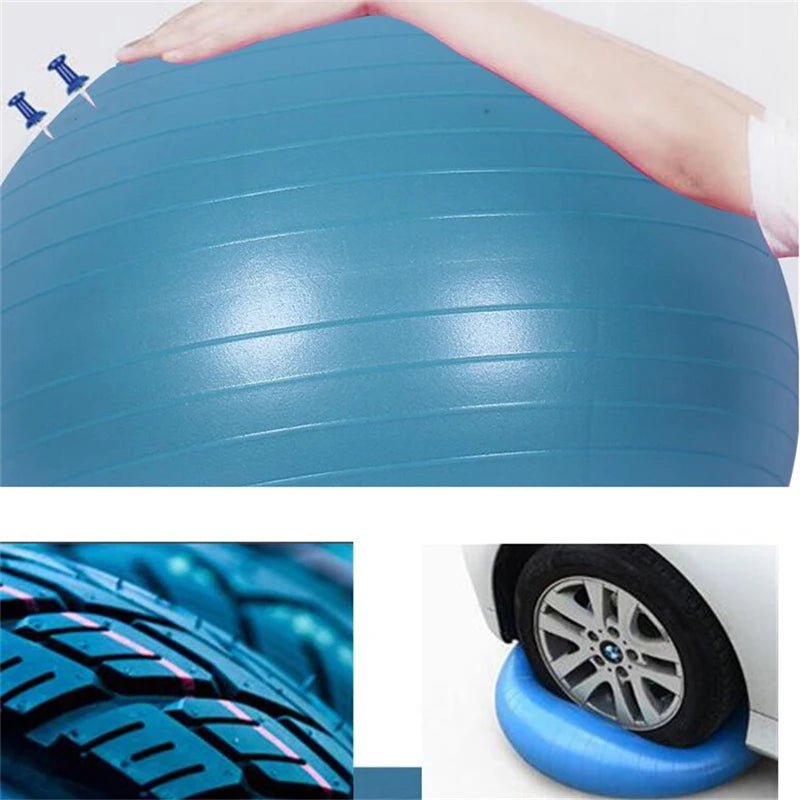 45/25cm Yoga Ball Exercise Gymnastic Fitness Pilates Ball Balance Exercise Gym Fitness Yoga Core Ball Indoor Training Yoga Ball - Too-Eazy