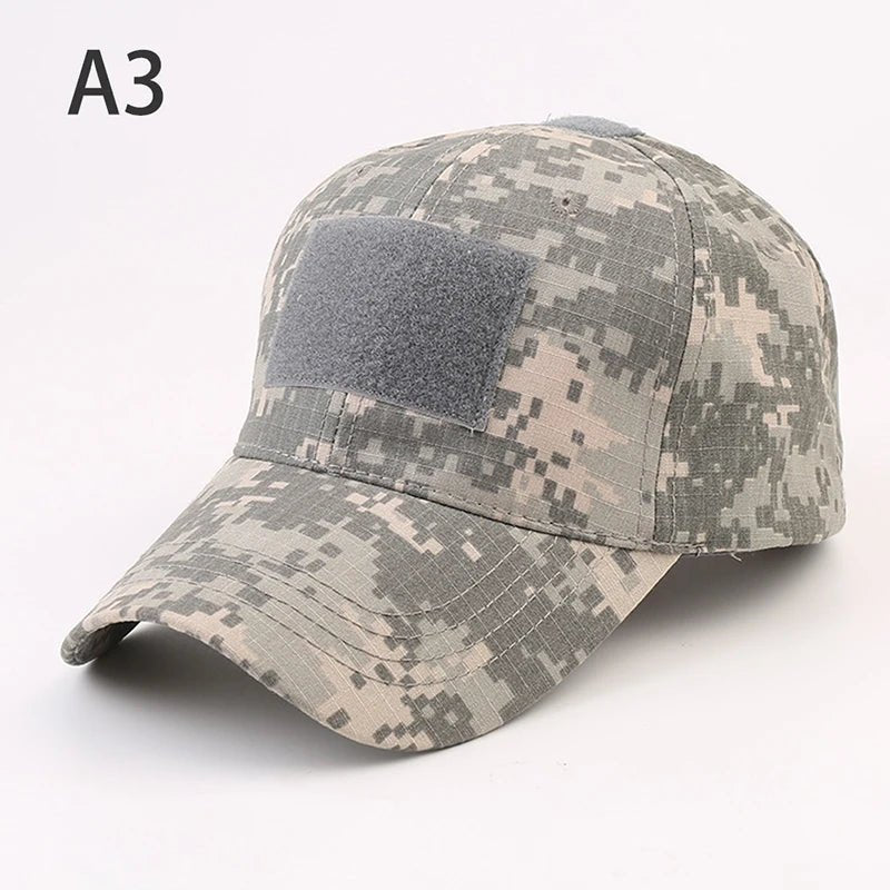 1PCS Military Baseball Caps Camouflage Tactical Army Soldier Combat Paintball Adjustable Summer Snapback Sun Hats Men Women - Too-Eazy