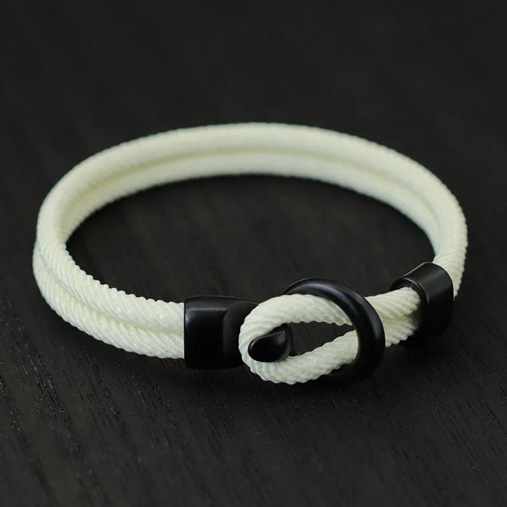 2024 Fashion Rope Bracelet Men Double Layer Outdoor Camping Braclet Homme Accessories Survival Paracord Braslet Gift For Him - Too-Eazy