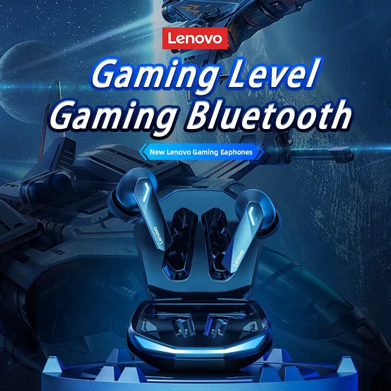 Lenovo GM2 Pro Bluetooth 5.3 Earphones Sports Headset Wireless In-Ear Gaming Low Latency Dual Mode Music Headphones New - Too-Eazy