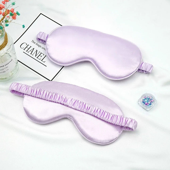 Imitated Silk Eye Patch Shading Sleep Eye Mask Eyepatch Travel Relax Cover Eyeshade Health Sleeping Shield Eye Care Tools - Too-Eazy