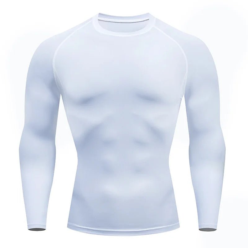 Men Workout Long Sleeve T- shirt Spring Autumn Gym Running Sport Men's T-shirts Fitness Sportswear Outdoor Tops For Men Clothes - Too-Eazy