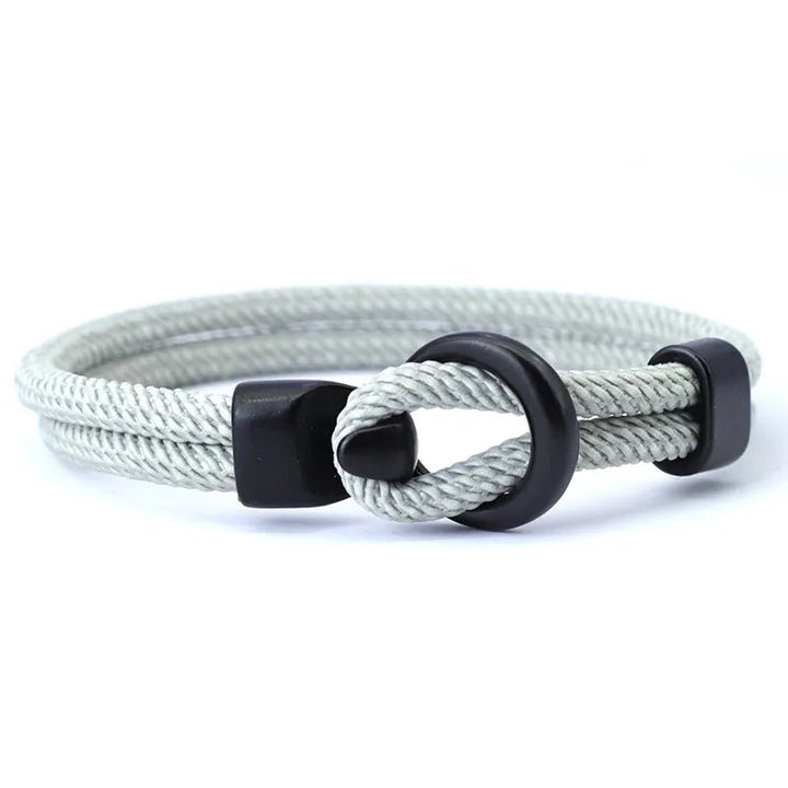 2024 Fashion Rope Bracelet Men Double Layer Outdoor Camping Braclet Homme Accessories Survival Paracord Braslet Gift For Him - Too-Eazy