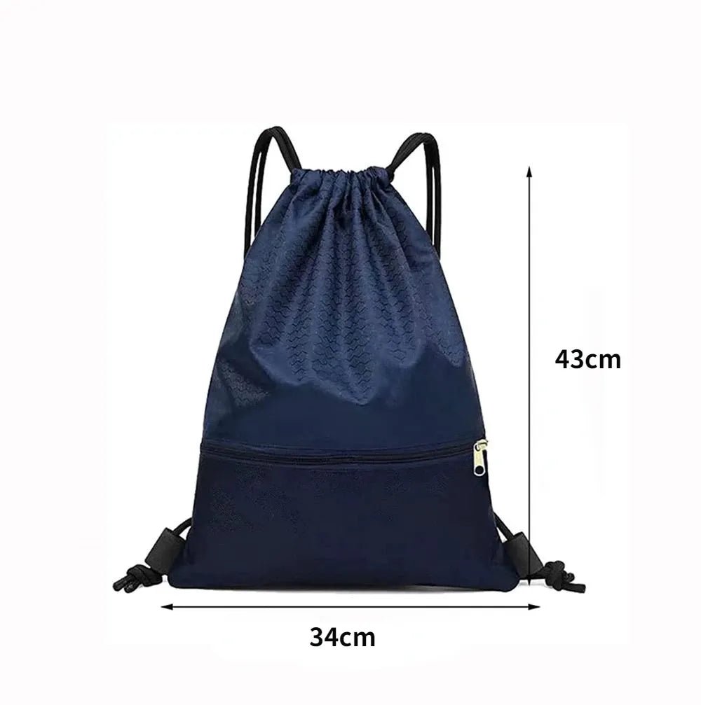 Outdoor Sport Storage Bag Thick Rope Ball Bag Gym Bag Large Capacity Nylon Waterproof Zipper Backpack Fitness Bag - Too-Eazy