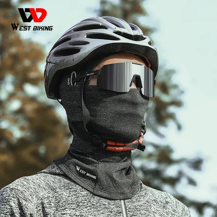 WEST BIKING Winter Warm Balaclava Hat Breathable Cycling Cap Outdoor Sport Full Face Cover Scarf Motorcycle Bike Helmet Liner - Too-Eazy